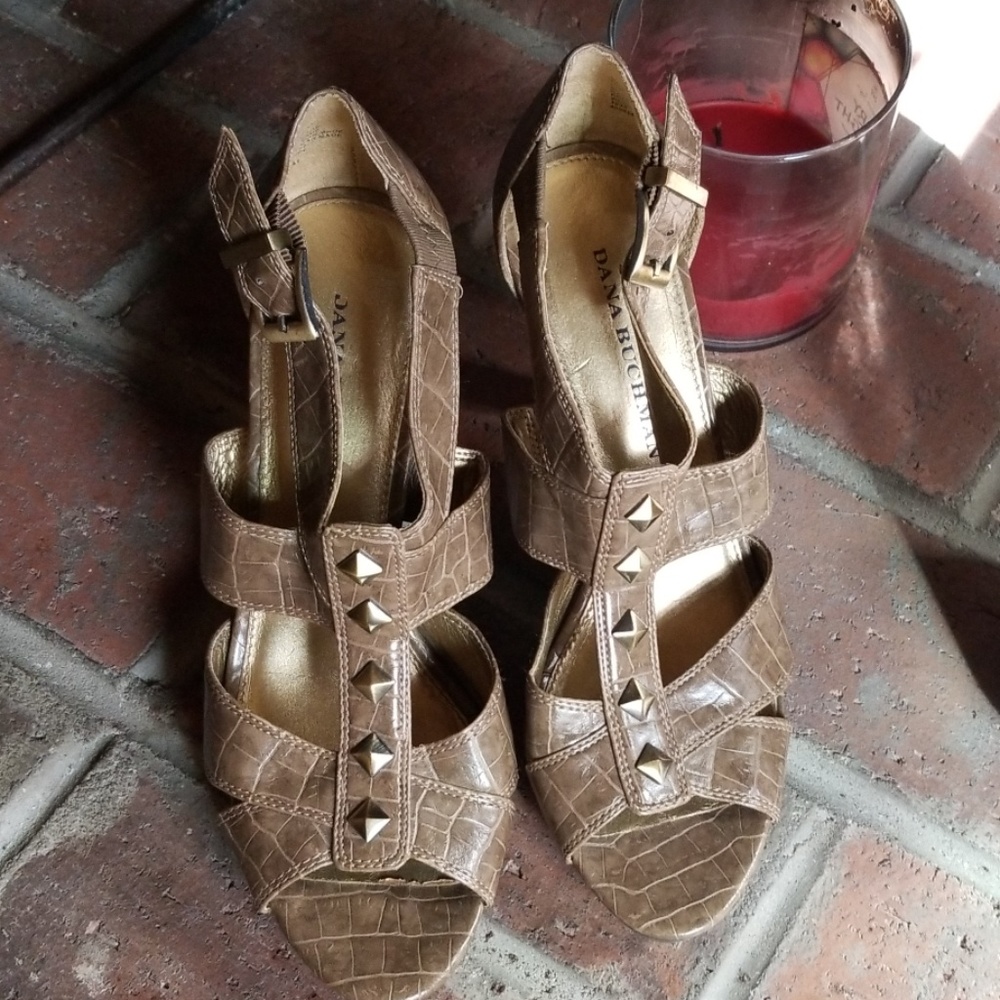 🌹Taupe heeled sandals